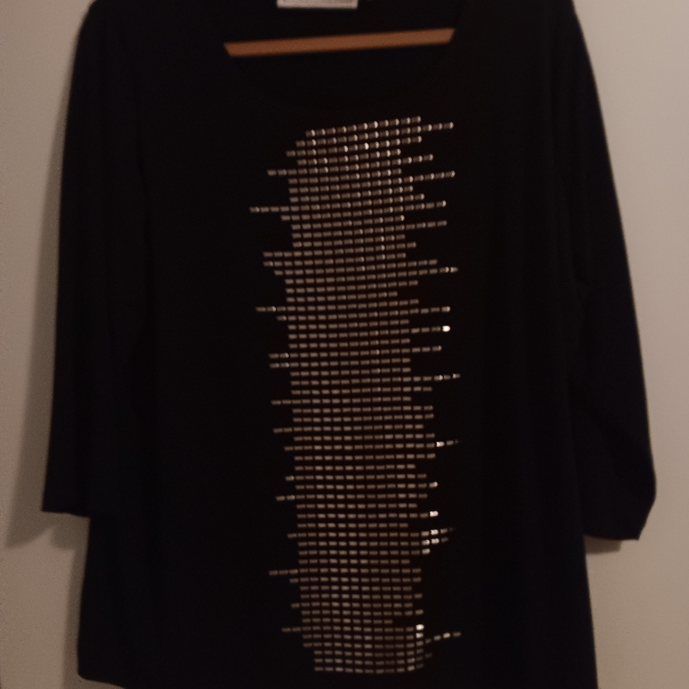 NWOT Designer brand Women's black top